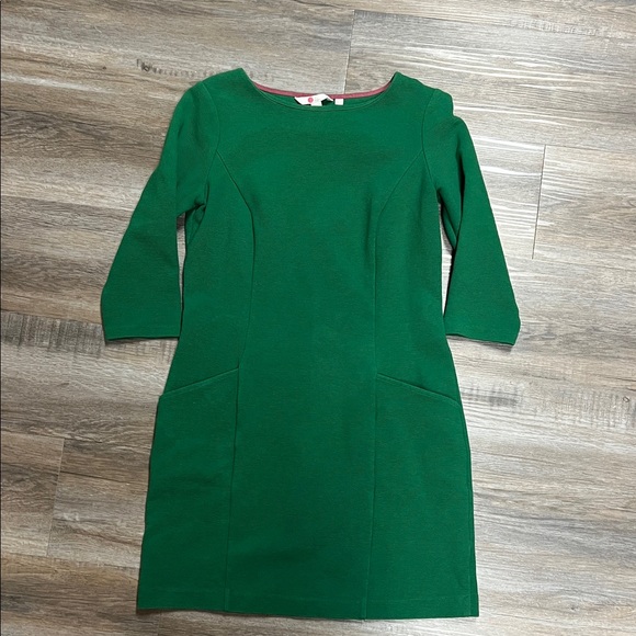 Boden Kelly Green 3/4 Sleeve Dress - Picture 5 of 6